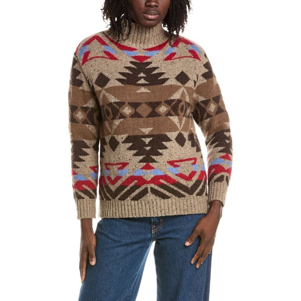Max Mara Womens Weekend  Eritrea Wool & Alpaca-Blend Sweater, Brown